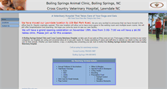 Desktop Screenshot of boilingspringsanimalclinic.com